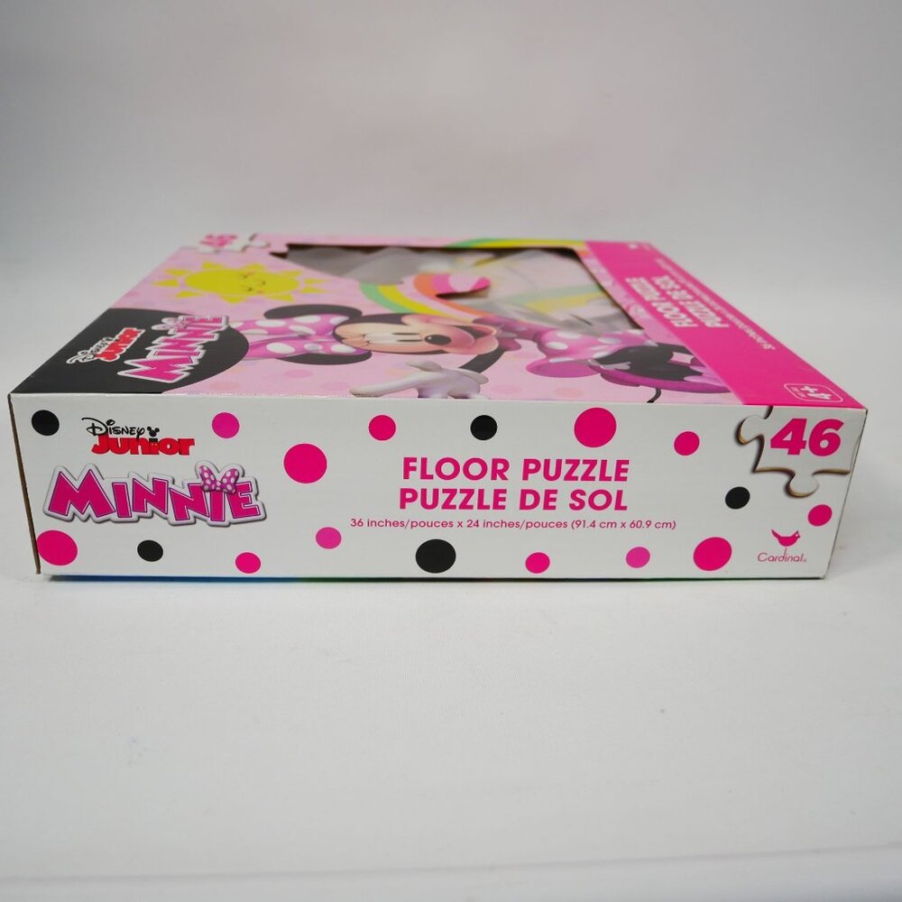 Disney Junior Minnie Mouse Floor Puzzle 46 Pieces - Size 36x24 inches - Picture 3 of 4